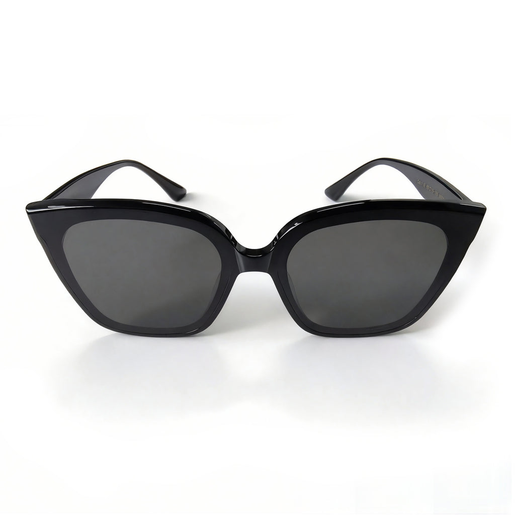 KUKILILO Trendy High-Gloss Acetate Sunglasses with CR39 Lenses - All-Day Comfort & UV Shield