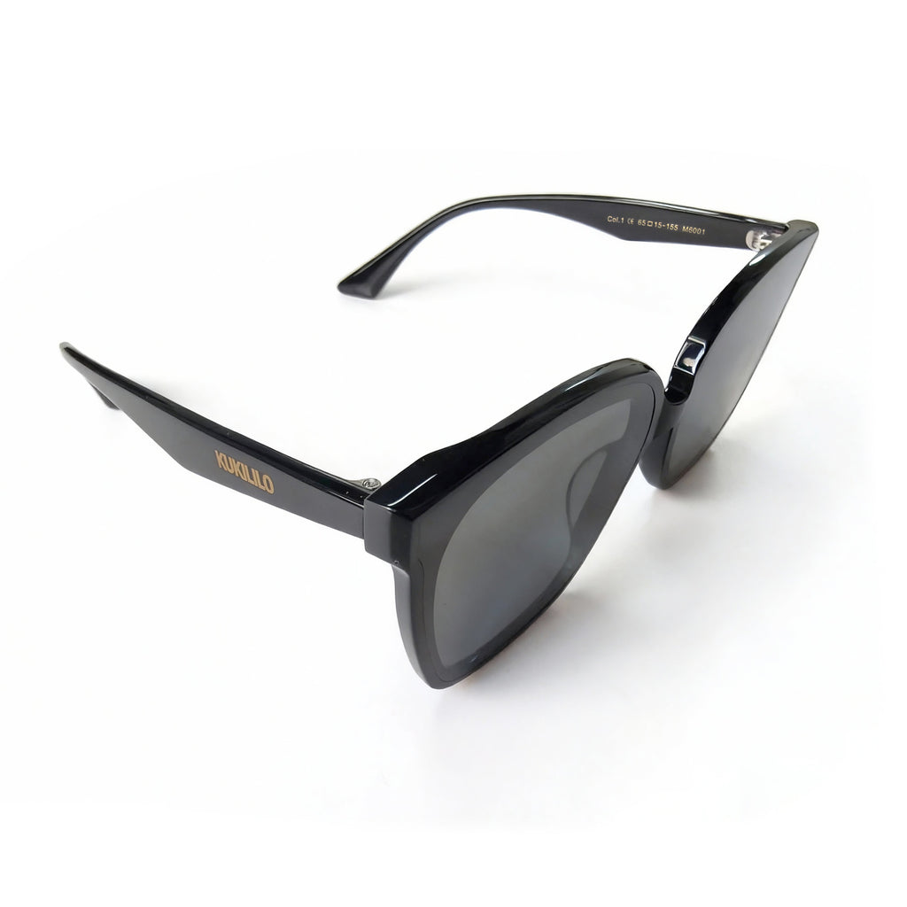 KUKILILO Trendy High-Gloss Acetate Sunglasses with CR39 Lenses - All-Day Comfort & UV Shield