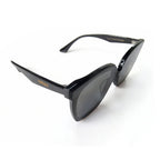 KUKILILO Trendy High-Gloss Acetate Sunglasses with CR39 Lenses - All-Day Comfort & UV Shield