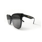 KUKILILO Trendy High-Gloss Acetate Sunglasses with CR39 Lenses - All-Day Comfort & UV Shield